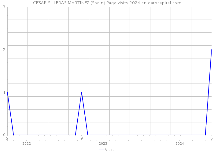 CESAR SILLERAS MARTINEZ (Spain) Page visits 2024 