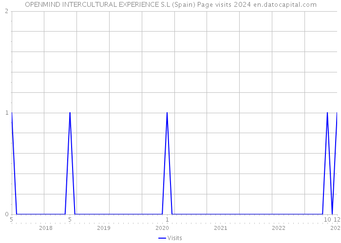 OPENMIND INTERCULTURAL EXPERIENCE S.L (Spain) Page visits 2024 