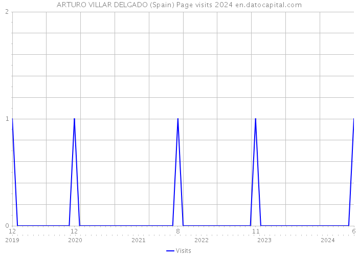 ARTURO VILLAR DELGADO (Spain) Page visits 2024 