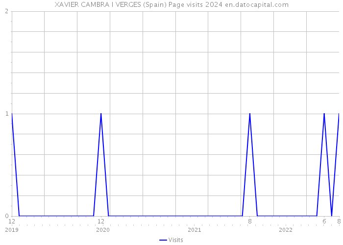 XAVIER CAMBRA I VERGES (Spain) Page visits 2024 