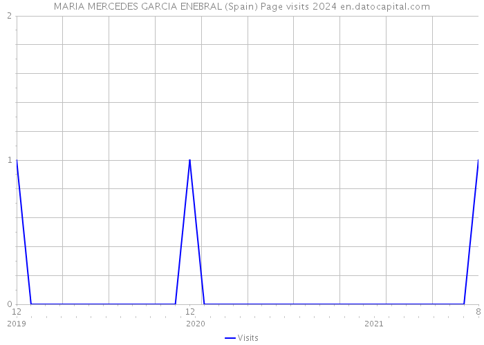 MARIA MERCEDES GARCIA ENEBRAL (Spain) Page visits 2024 