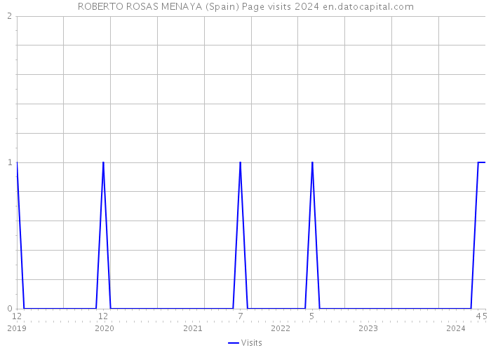 ROBERTO ROSAS MENAYA (Spain) Page visits 2024 