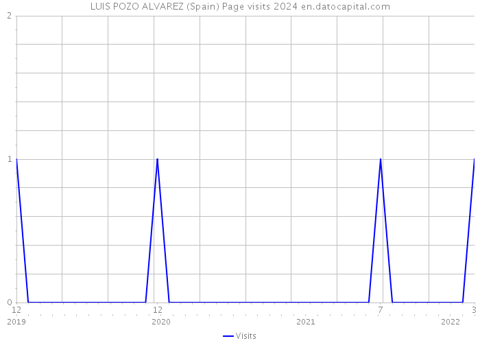 LUIS POZO ALVAREZ (Spain) Page visits 2024 