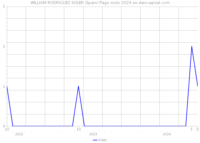 WILLIAM RODRIGUEZ SOLER (Spain) Page visits 2024 