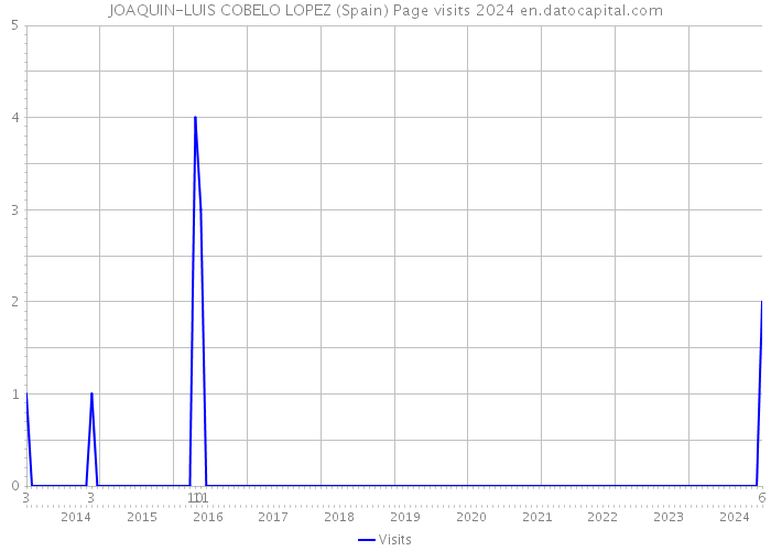 JOAQUIN-LUIS COBELO LOPEZ (Spain) Page visits 2024 