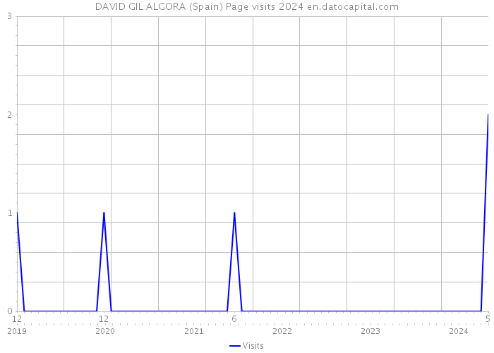 DAVID GIL ALGORA (Spain) Page visits 2024 