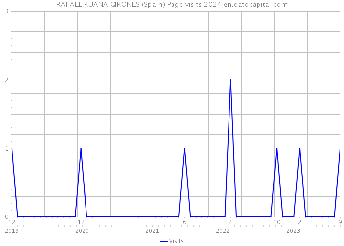 RAFAEL RUANA GIRONES (Spain) Page visits 2024 