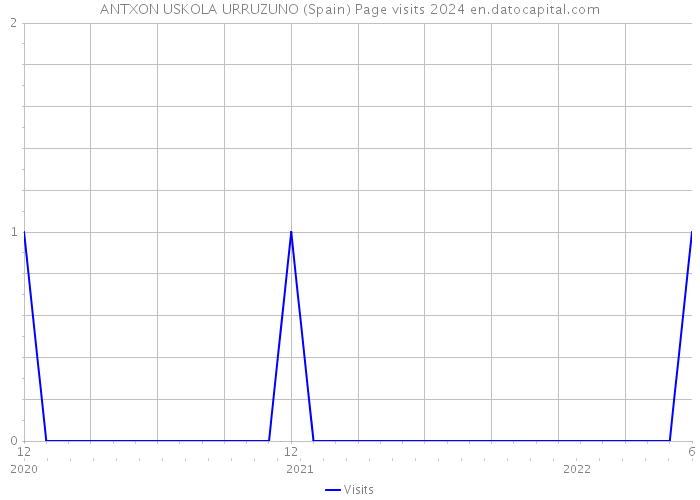 ANTXON USKOLA URRUZUNO (Spain) Page visits 2024 