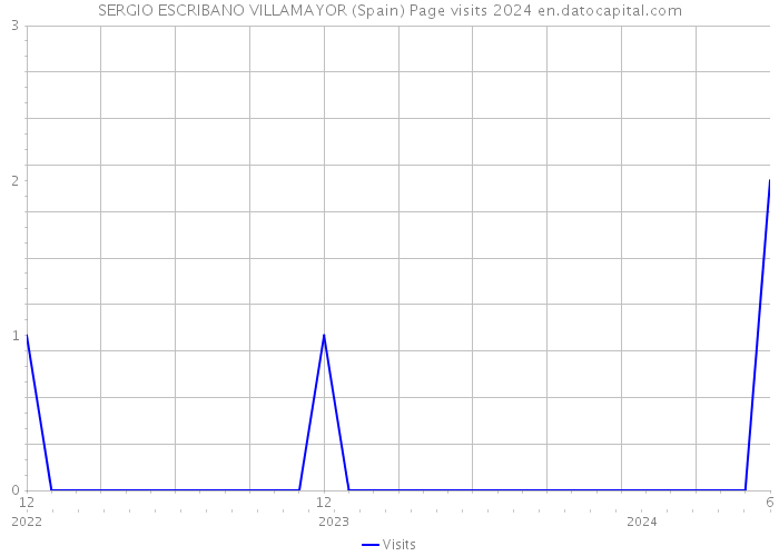 SERGIO ESCRIBANO VILLAMAYOR (Spain) Page visits 2024 