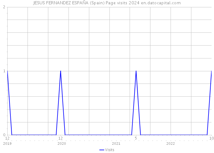 JESUS FERNANDEZ ESPAÑA (Spain) Page visits 2024 
