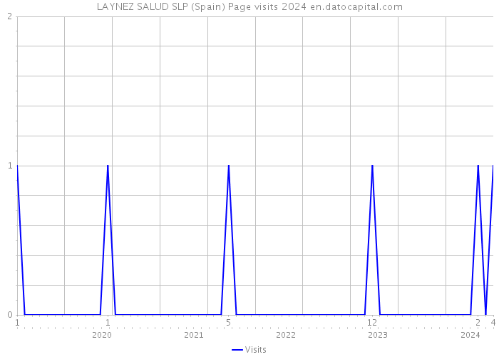 LAYNEZ SALUD SLP (Spain) Page visits 2024 