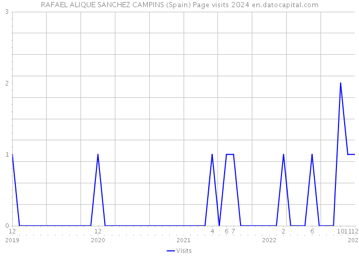 RAFAEL ALIQUE SANCHEZ CAMPINS (Spain) Page visits 2024 