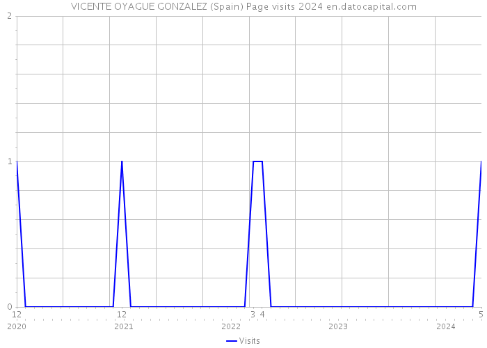 VICENTE OYAGUE GONZALEZ (Spain) Page visits 2024 