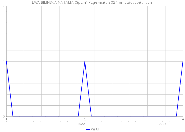 EWA BILINSKA NATALIA (Spain) Page visits 2024 