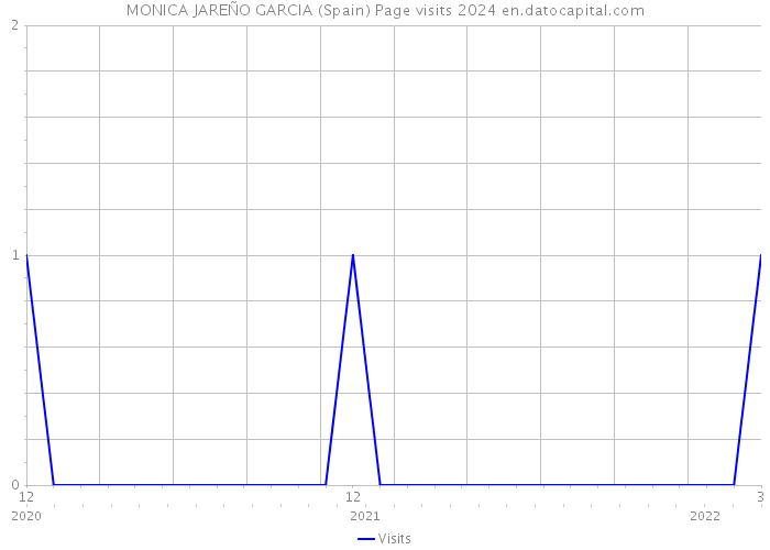 MONICA JAREÑO GARCIA (Spain) Page visits 2024 