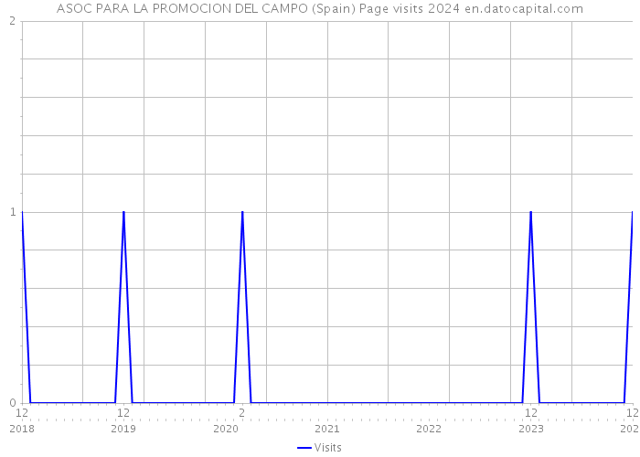 ASOC PARA LA PROMOCION DEL CAMPO (Spain) Page visits 2024 