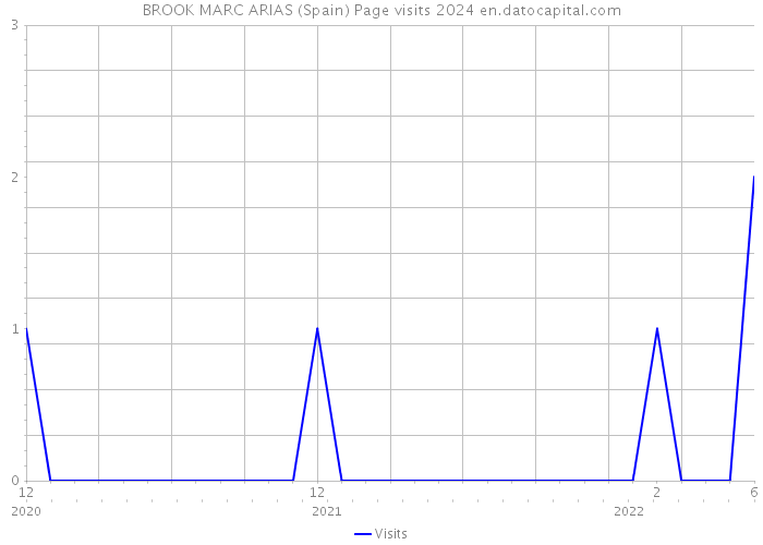 BROOK MARC ARIAS (Spain) Page visits 2024 