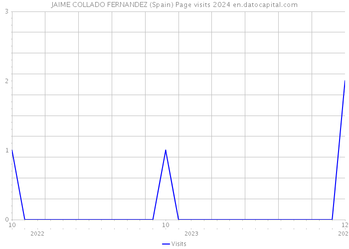 JAIME COLLADO FERNANDEZ (Spain) Page visits 2024 