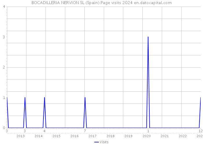 BOCADILLERIA NERVION SL (Spain) Page visits 2024 