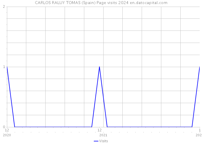 CARLOS RALUY TOMAS (Spain) Page visits 2024 