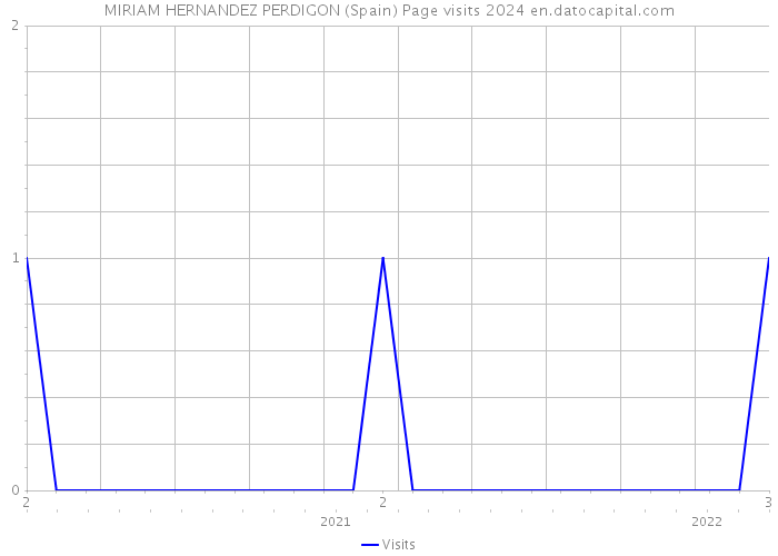 MIRIAM HERNANDEZ PERDIGON (Spain) Page visits 2024 