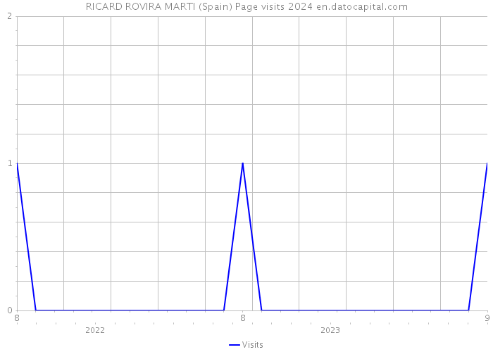 RICARD ROVIRA MARTI (Spain) Page visits 2024 