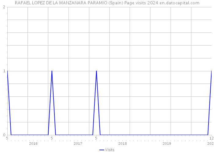 RAFAEL LOPEZ DE LA MANZANARA PARAMIO (Spain) Page visits 2024 