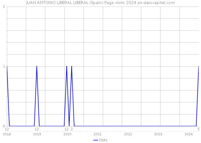 JUAN ANTONIO LIBERAL LIBERAL (Spain) Page visits 2024 