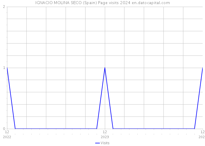 IGNACIO MOLINA SECO (Spain) Page visits 2024 