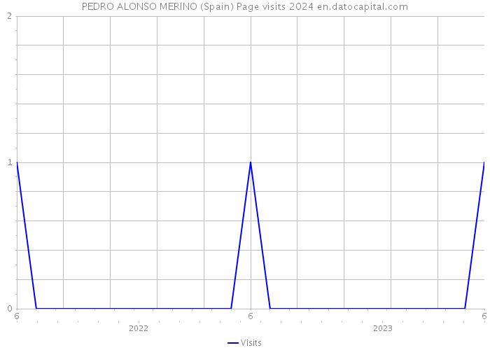 PEDRO ALONSO MERINO (Spain) Page visits 2024 