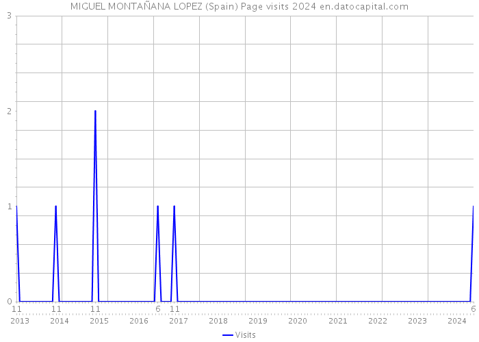 MIGUEL MONTAÑANA LOPEZ (Spain) Page visits 2024 