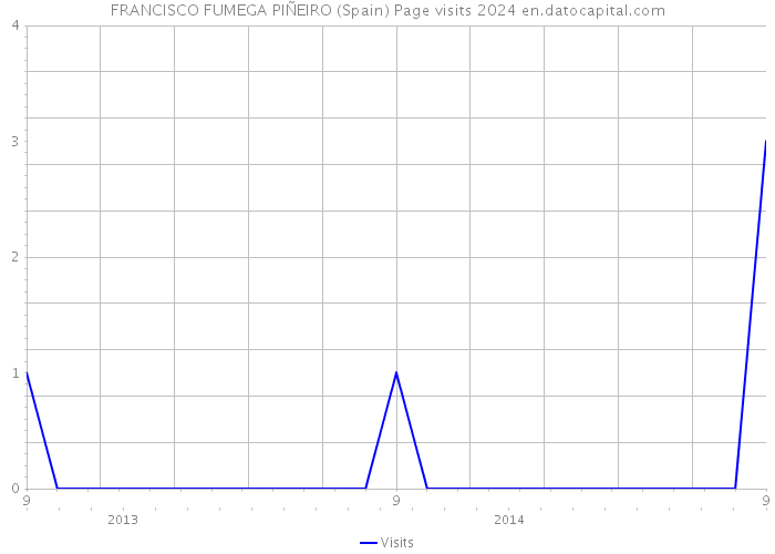 FRANCISCO FUMEGA PIÑEIRO (Spain) Page visits 2024 