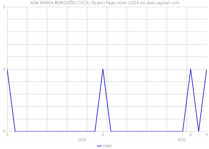 ANA MARIA BORGOÑO COCA (Spain) Page visits 2024 