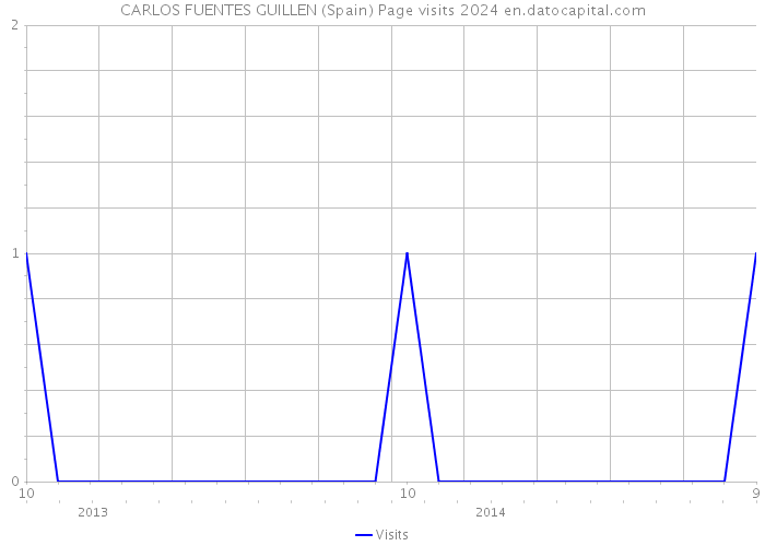 CARLOS FUENTES GUILLEN (Spain) Page visits 2024 