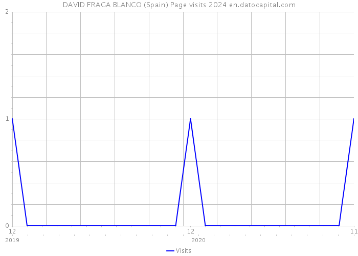 DAVID FRAGA BLANCO (Spain) Page visits 2024 