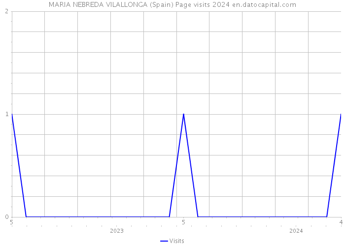 MARIA NEBREDA VILALLONGA (Spain) Page visits 2024 
