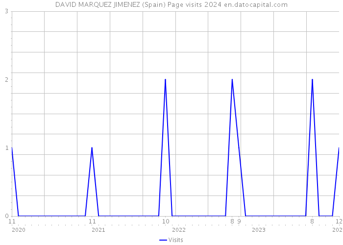 DAVID MARQUEZ JIMENEZ (Spain) Page visits 2024 