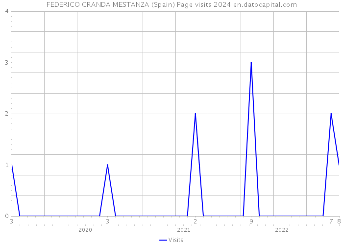 FEDERICO GRANDA MESTANZA (Spain) Page visits 2024 
