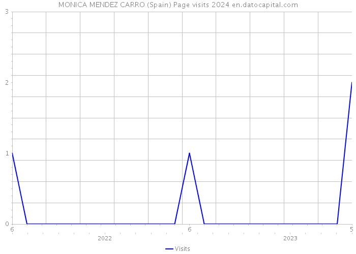MONICA MENDEZ CARRO (Spain) Page visits 2024 