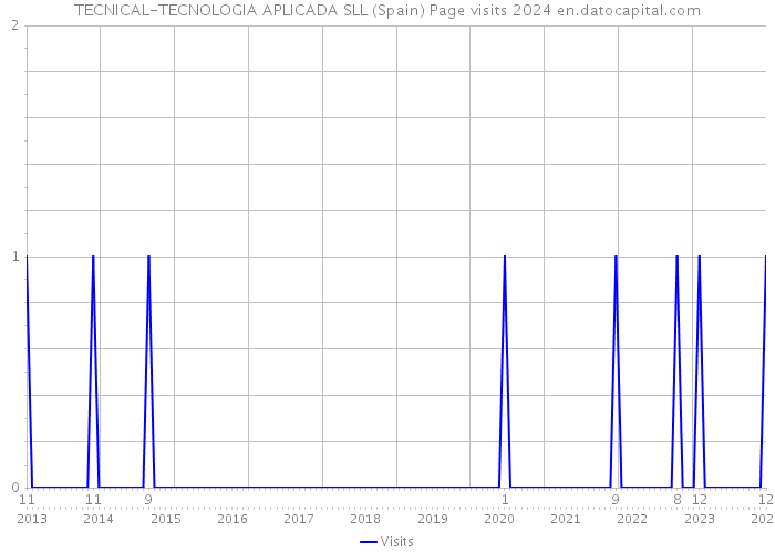 TECNICAL-TECNOLOGIA APLICADA SLL (Spain) Page visits 2024 