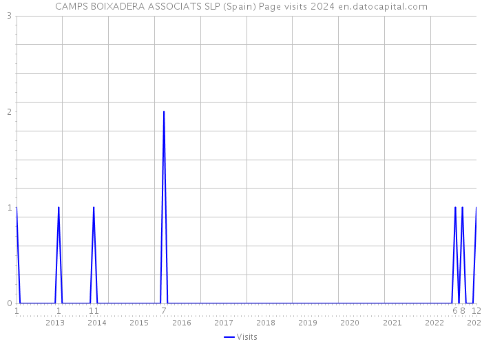 CAMPS BOIXADERA ASSOCIATS SLP (Spain) Page visits 2024 