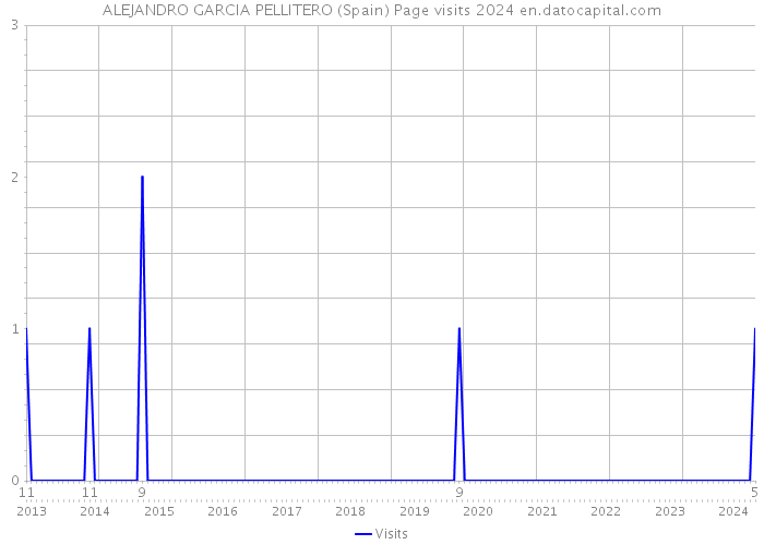 ALEJANDRO GARCIA PELLITERO (Spain) Page visits 2024 