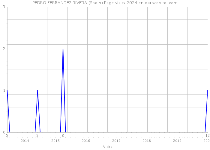 PEDRO FERRANDEZ RIVERA (Spain) Page visits 2024 