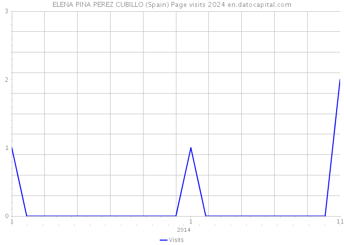 ELENA PINA PEREZ CUBILLO (Spain) Page visits 2024 