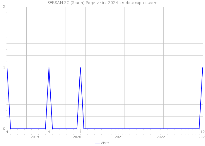 BERSAN SC (Spain) Page visits 2024 