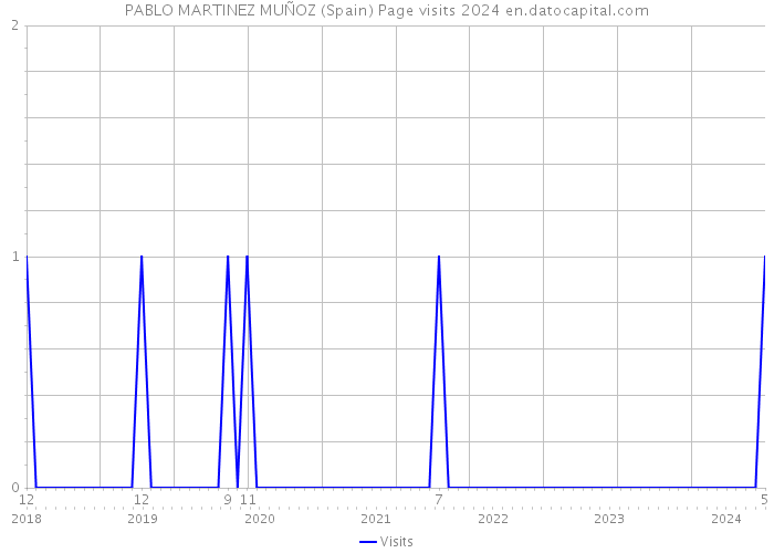 PABLO MARTINEZ MUÑOZ (Spain) Page visits 2024 