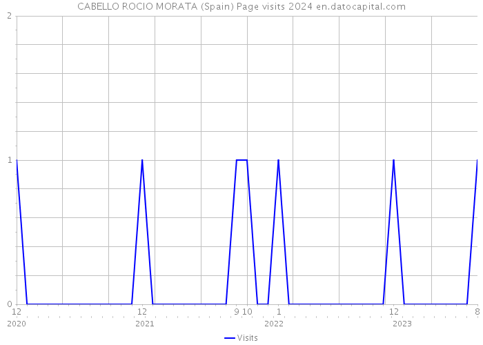 CABELLO ROCIO MORATA (Spain) Page visits 2024 
