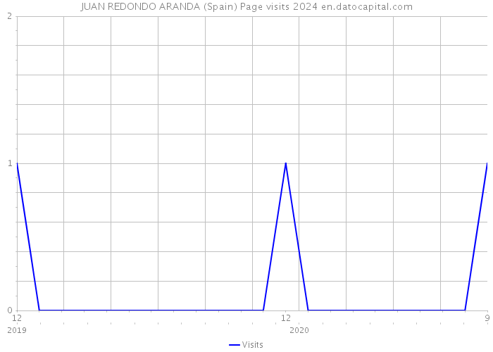 JUAN REDONDO ARANDA (Spain) Page visits 2024 