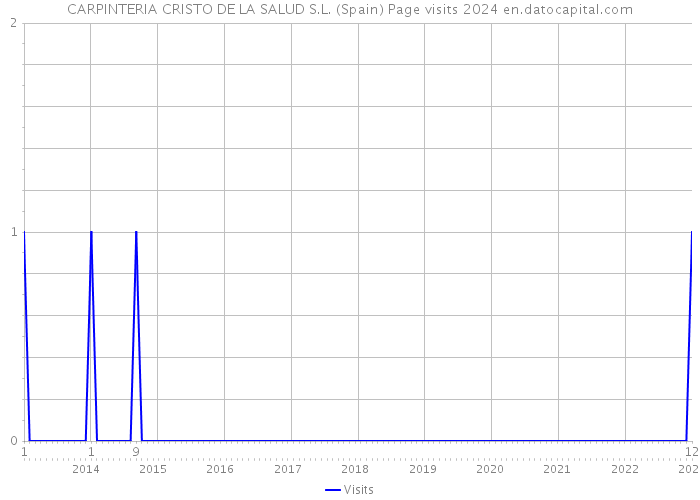 CARPINTERIA CRISTO DE LA SALUD S.L. (Spain) Page visits 2024 