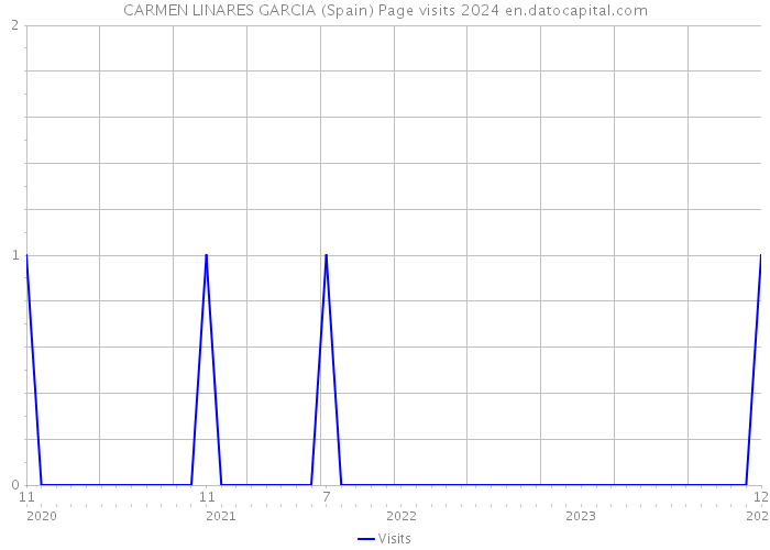 CARMEN LINARES GARCIA (Spain) Page visits 2024 